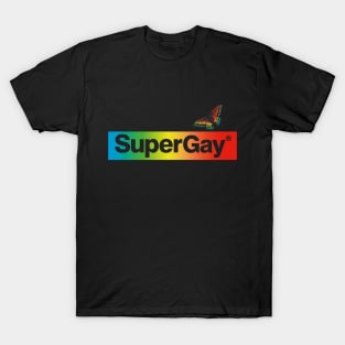 SuperGay branded (Butterfly #1) T-Shirt